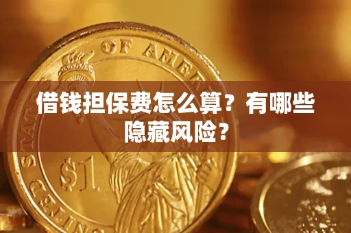 武汉借钱担保费怎么算？有哪些隐藏风险？