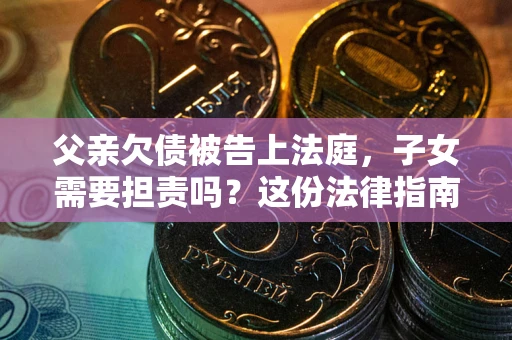 武汉父亲欠债被告上法庭，子女需要担责吗？这份法律指南必须看完