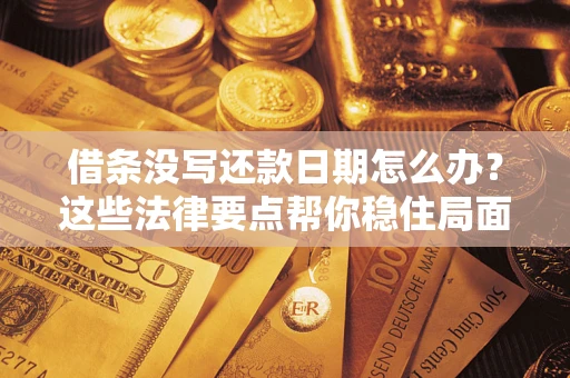 武汉借条没写还款日期怎么办？这些法律要点帮你稳住局面
