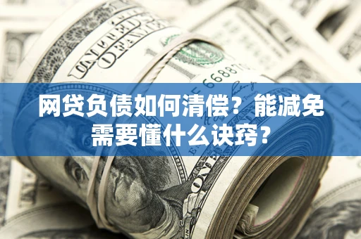 武汉网贷负债如何清偿？能减免需要懂什么诀窍？