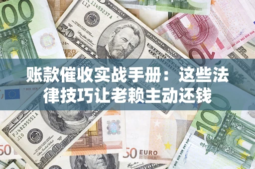 武汉账款催收实战手册：这些法律技巧让老赖主动还钱