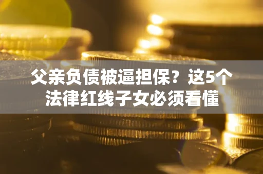 武汉父亲负债被逼担保？这5个法律红线子女必须看懂