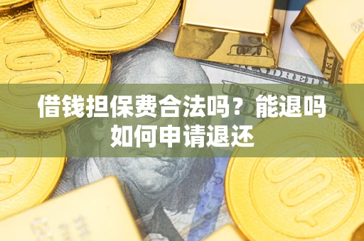 武汉借钱担保费合法吗？能退吗如何申请退还