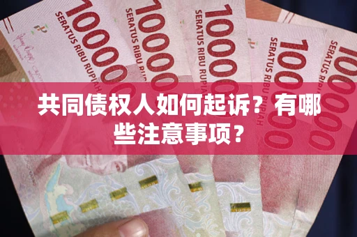 武汉共同债权人如何起诉？有哪些注意事项？